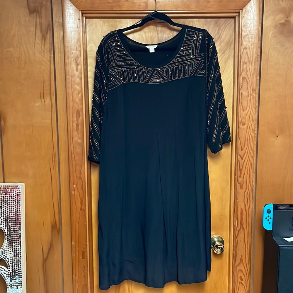 Copper beaded monsoon dress. Very flowy